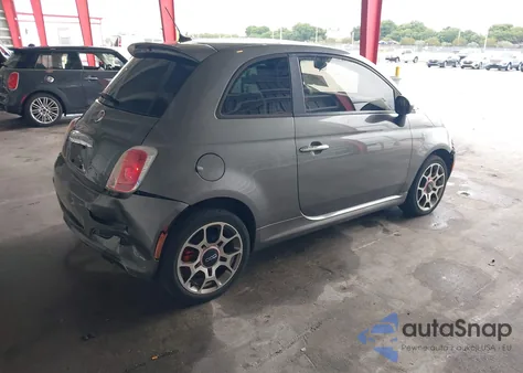 2012 Fiat 500 Sport from USA, damaged, VIN 3C3CFFBR8CT379142